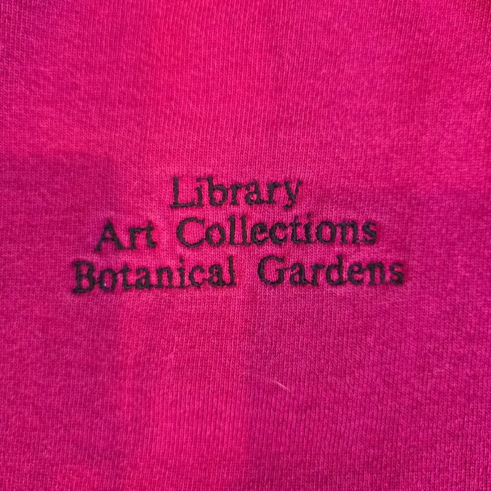 Vintage Fruit of the Loom The Huntington Library Museum Sweatshirt Maroon XL USA
